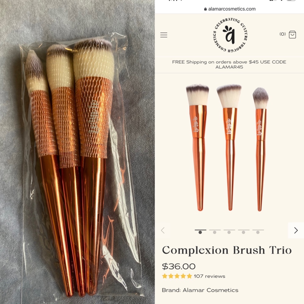 Makeup Brush Trio